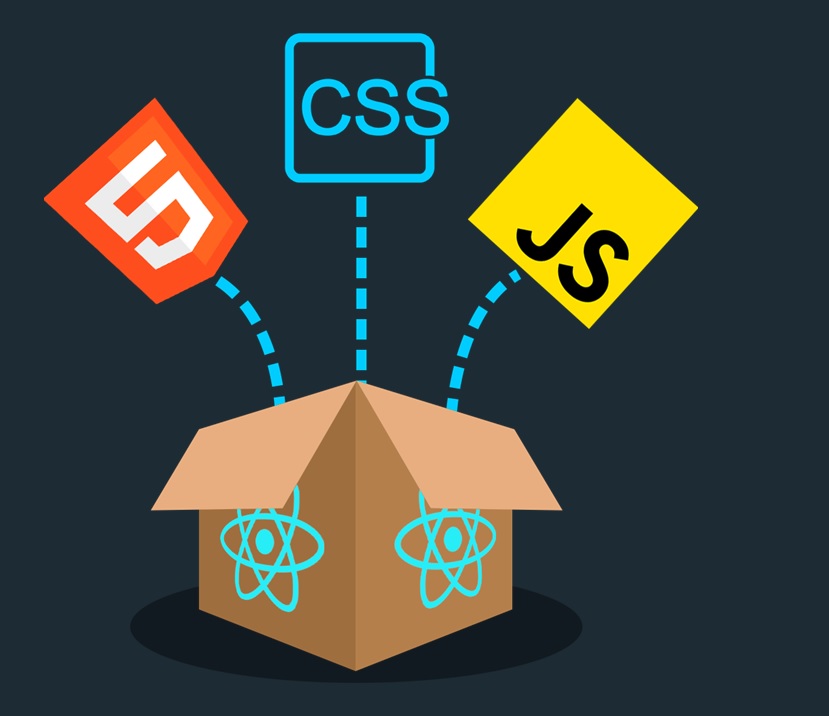 html css js react